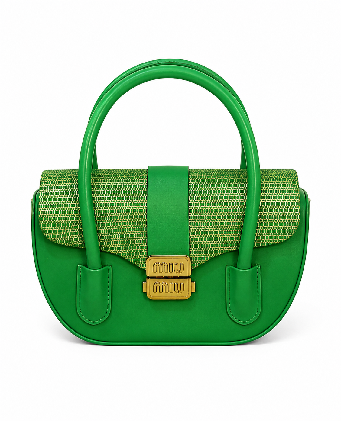 Luxe Emerald Mini Top Handle Bag
