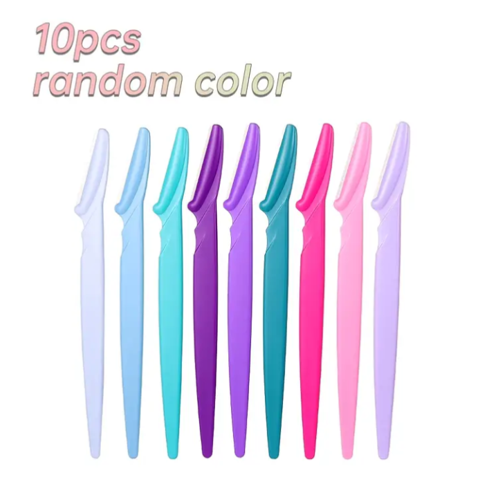 Eyebrow Razor Set – 10 Pieces