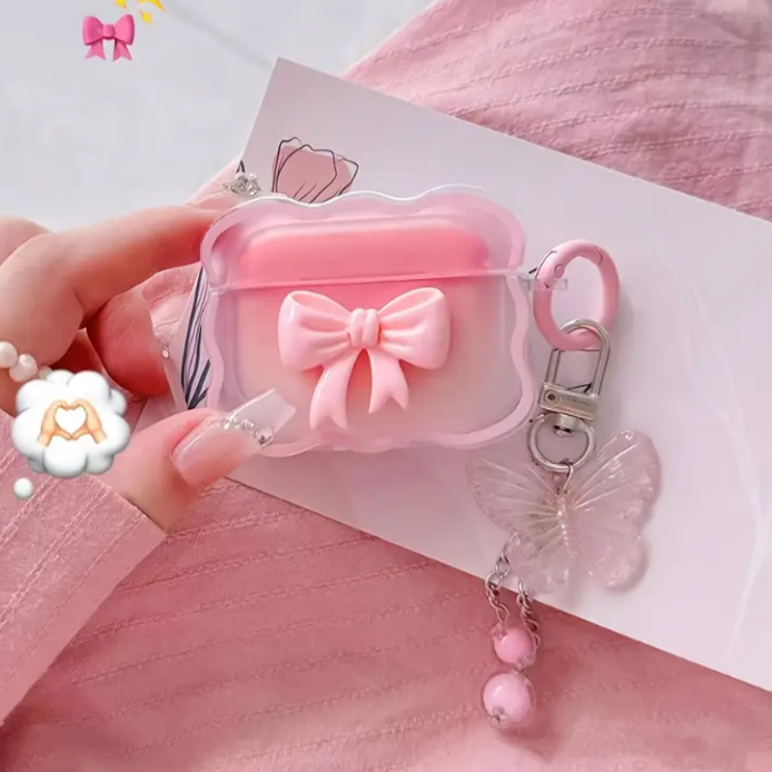FlutterBow AirPods Charm Case