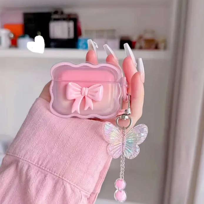 FlutterBow AirPods Charm Case