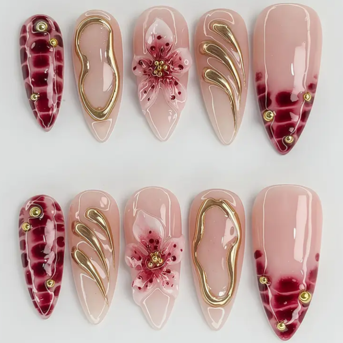 Ruby Bloom Luxe Press-On Nails