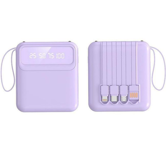 Lilac Link Multi-Cable Power Bank